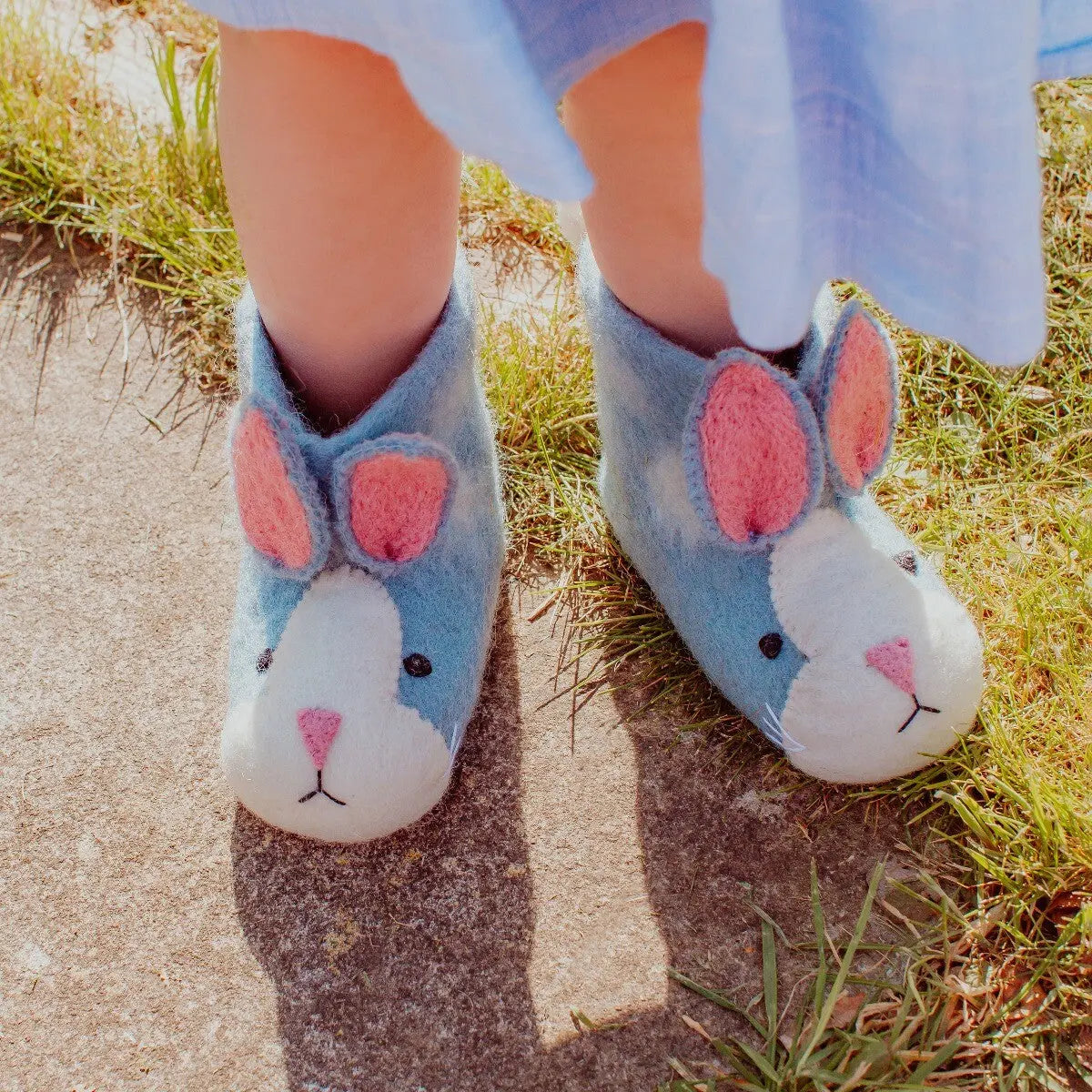 Kids Rory Rabbit Slippers