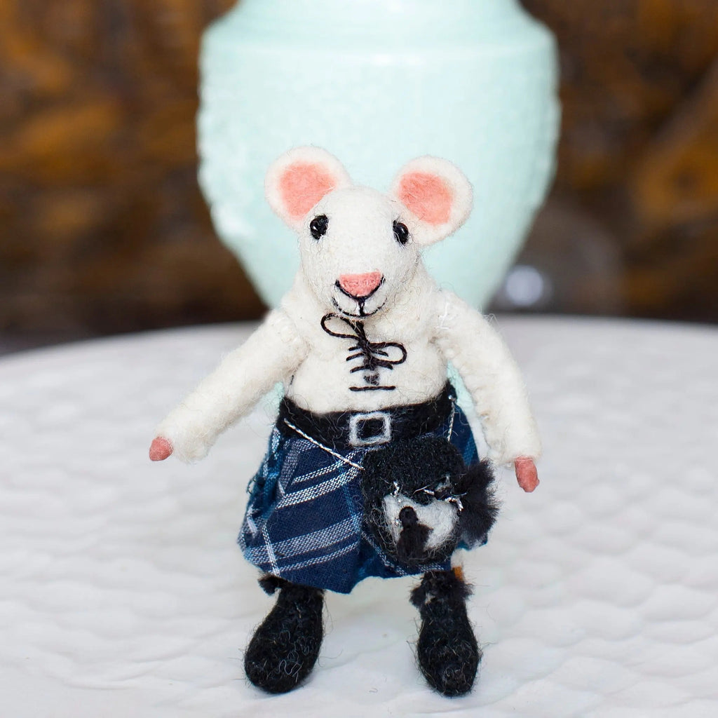 Scottish Mouse Blue Kilt