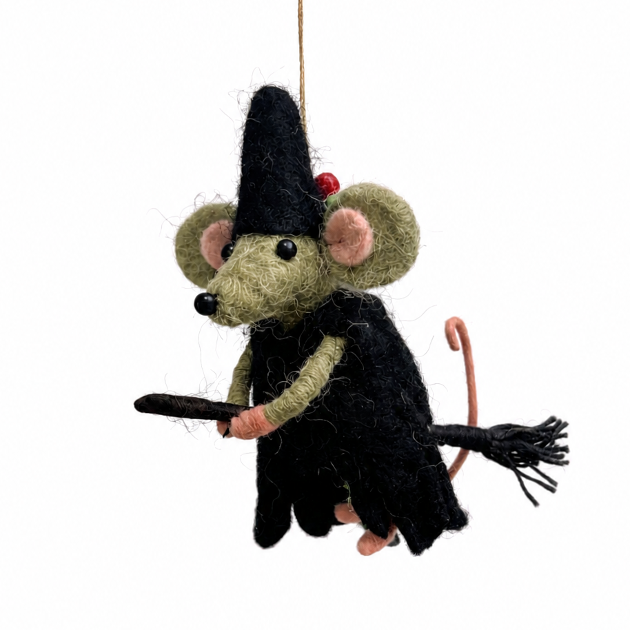 Agatha Witch Broom Decoration