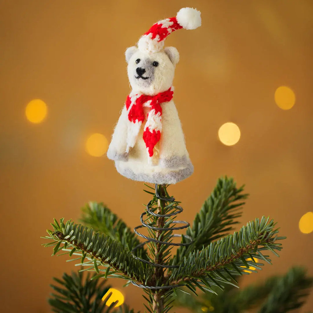 Polar Bear Tree Topper