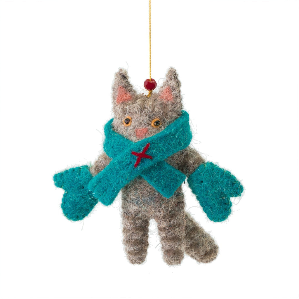 Grey Kitten Decoration