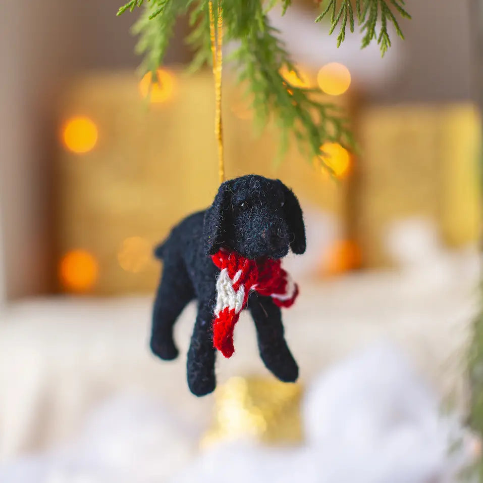 Gunner Black Lab Decoration