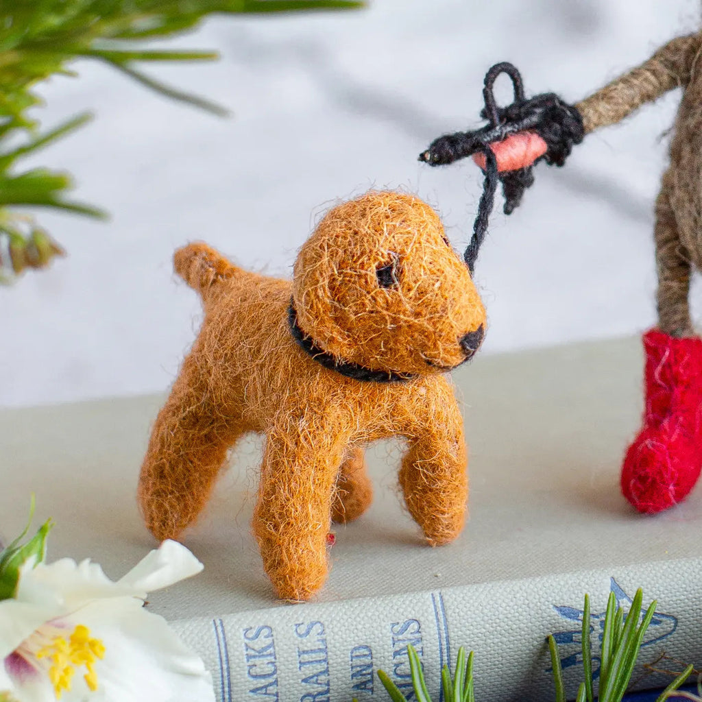 Felt Yellow Labrador Dog