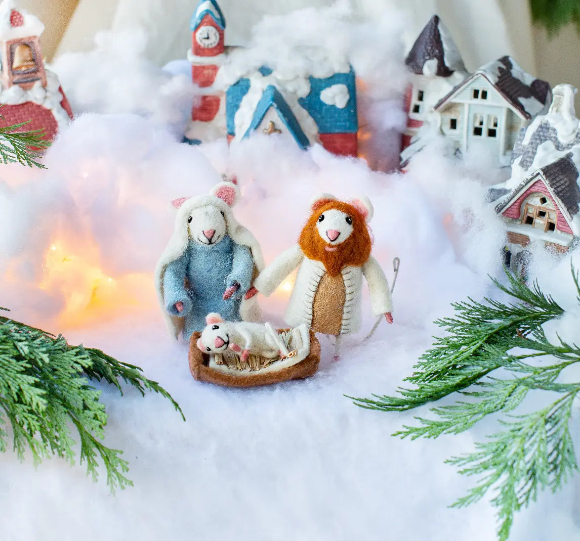 Nativity Mice Family Set