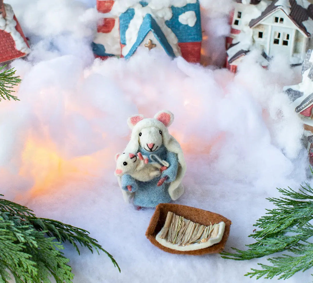 Nativity Mice Family Set