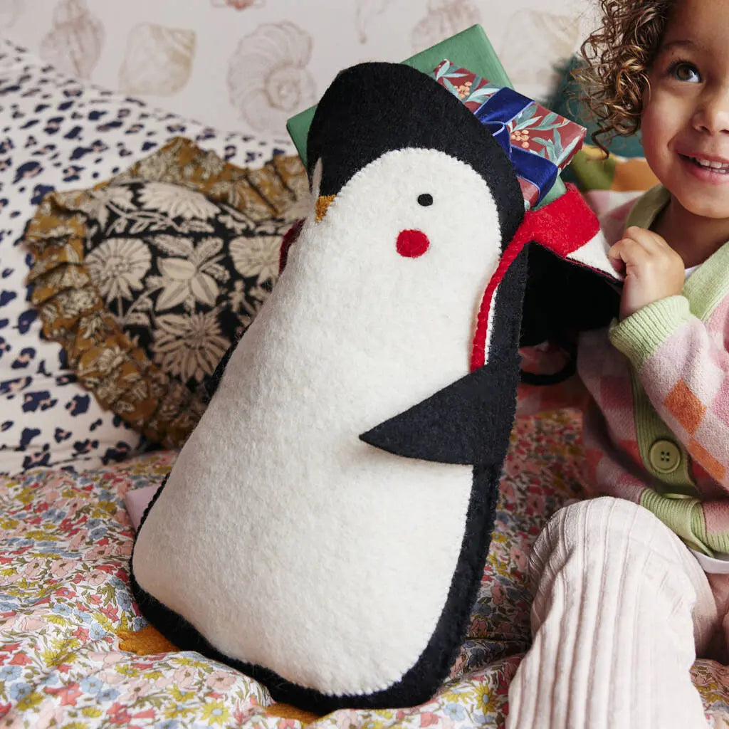 Red Pete Penguin Stocking