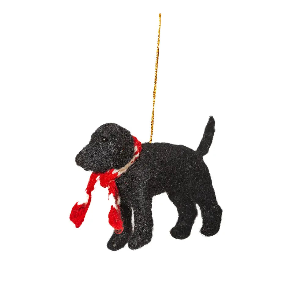 Gunner Black Lab Decoration