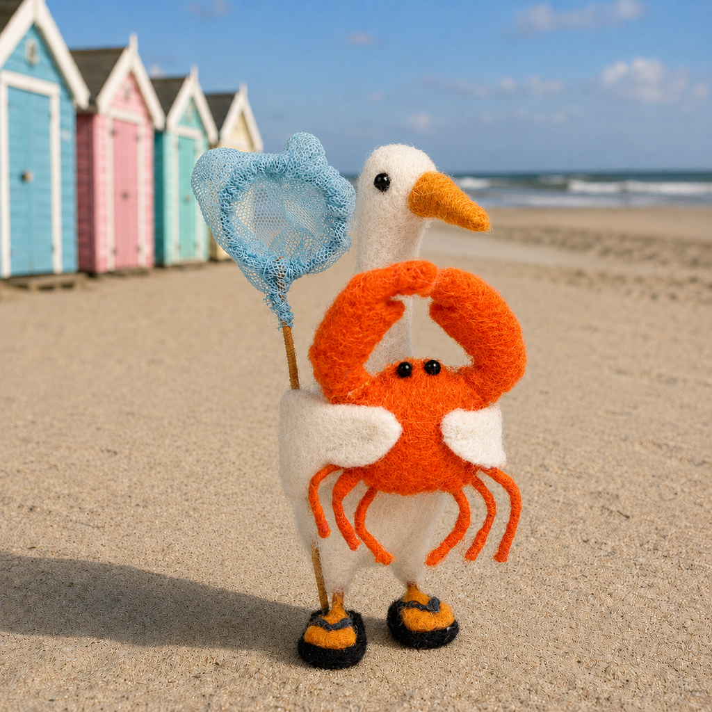 Shelly Crabbing Duck