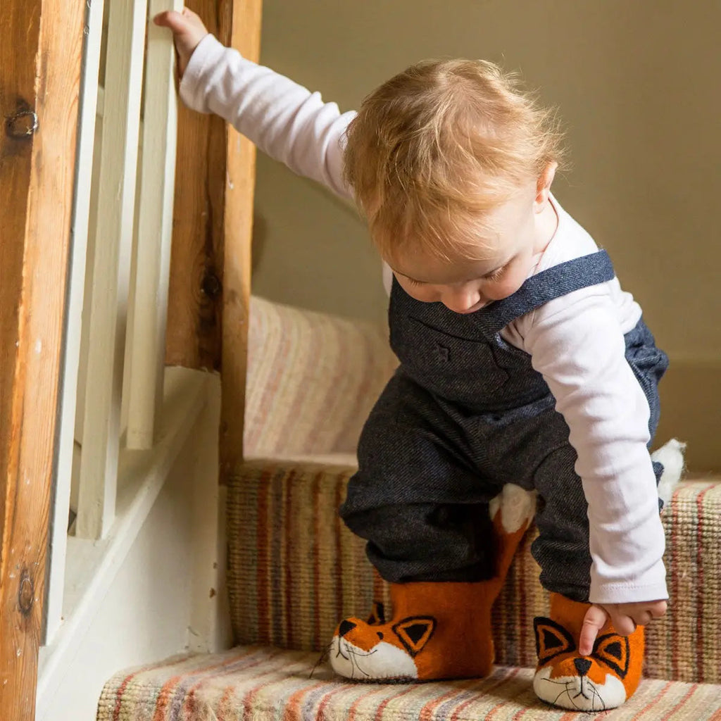 Kids Finlay Fox Slippers