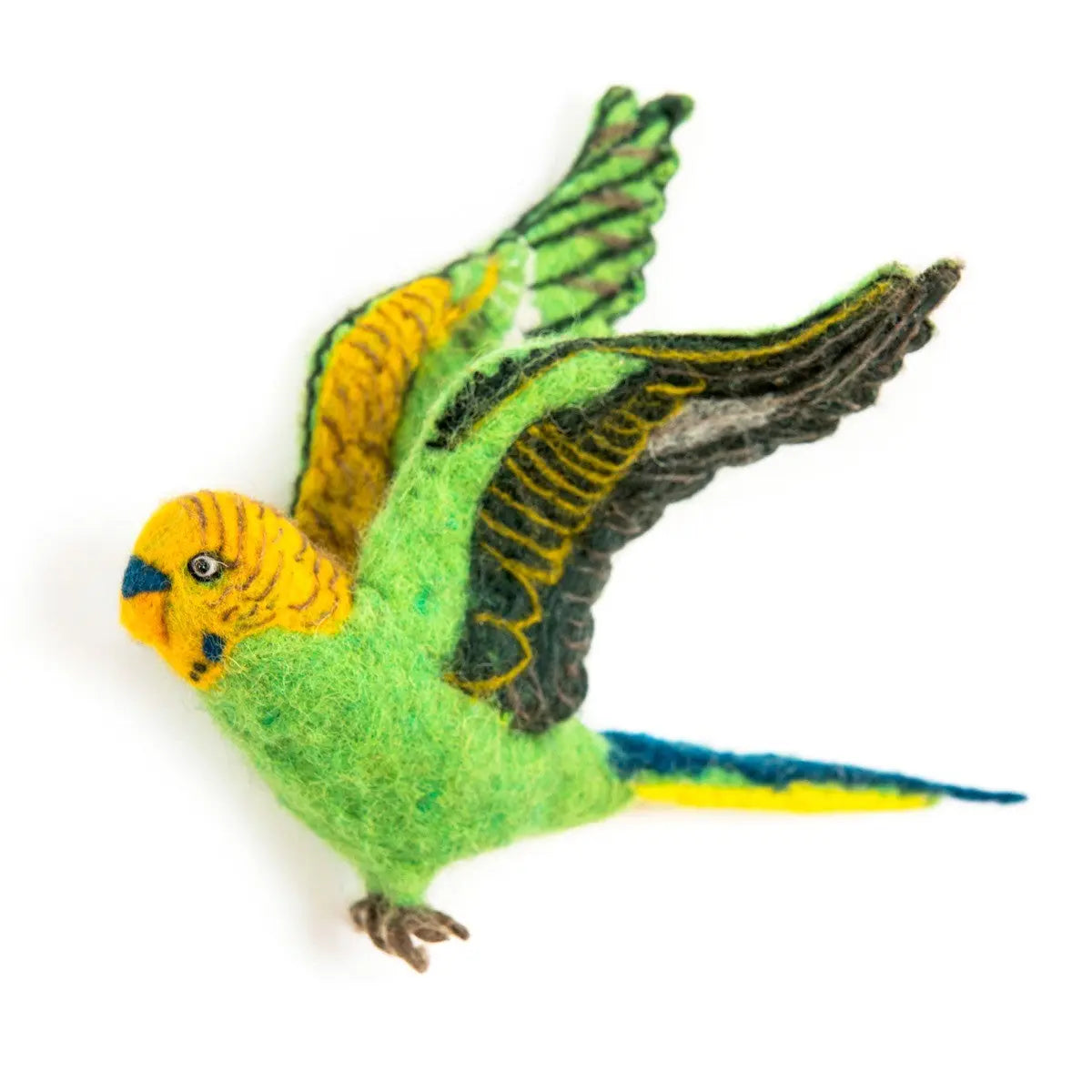 Green Budgie Trio