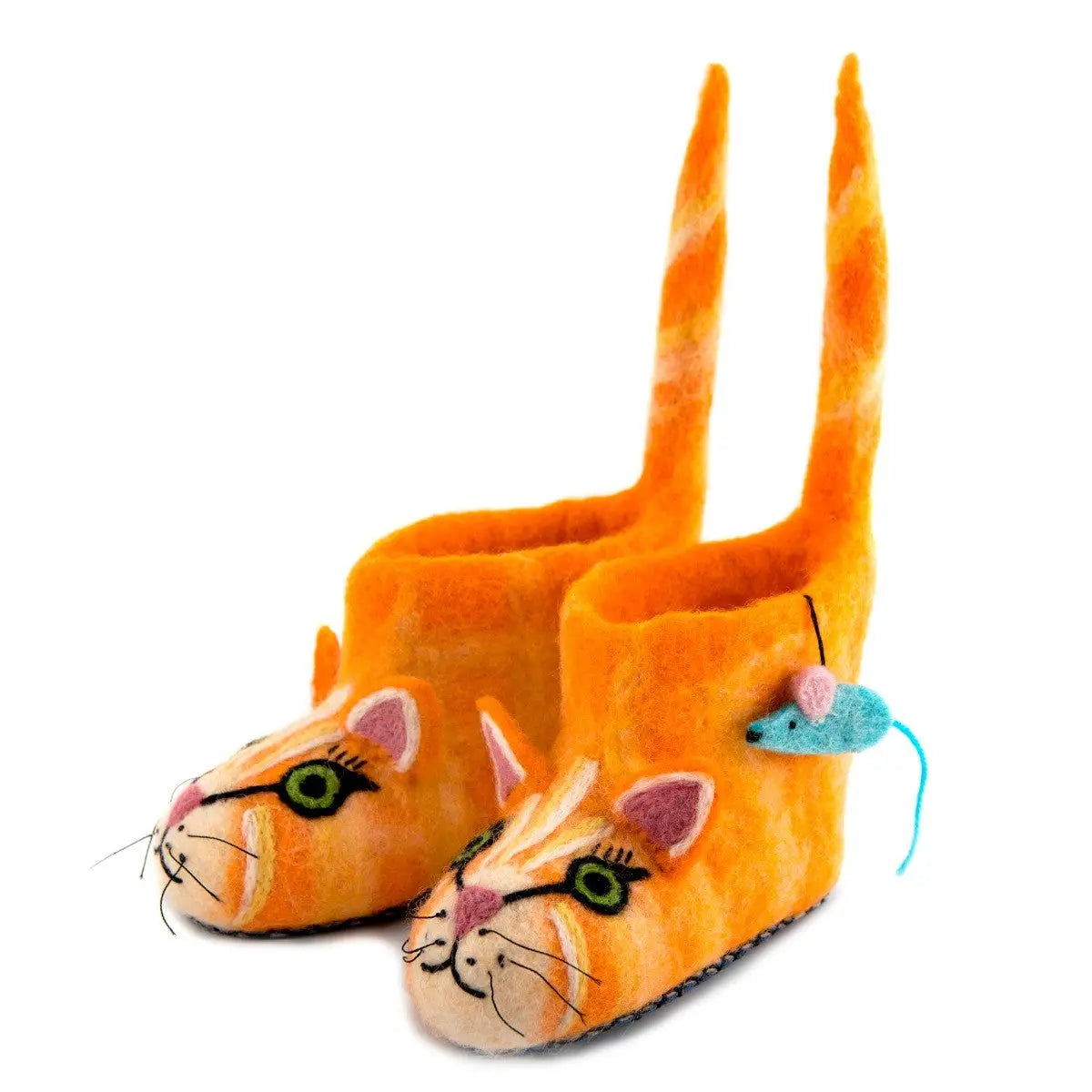 Kids Ginger Cat Slippers