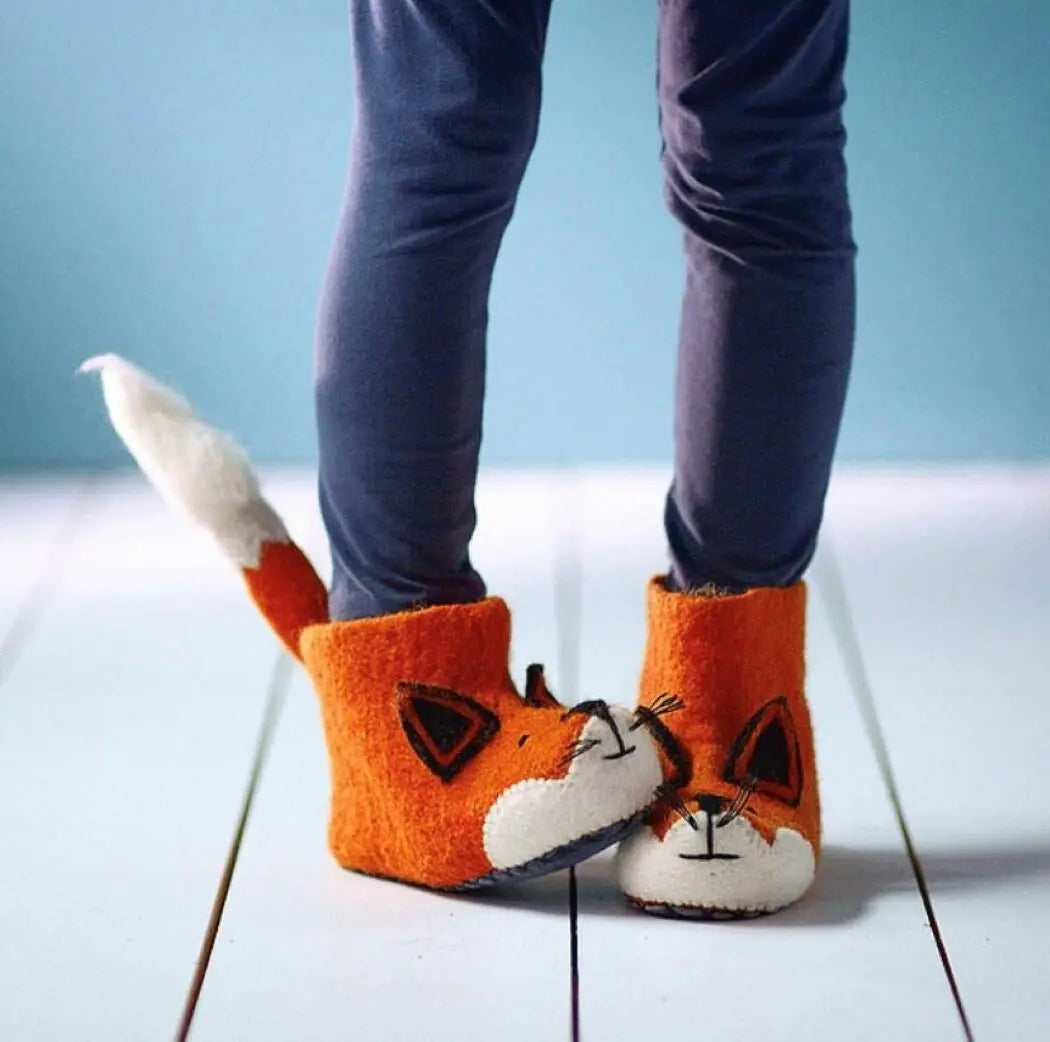 Kids Finlay Fox Slippers