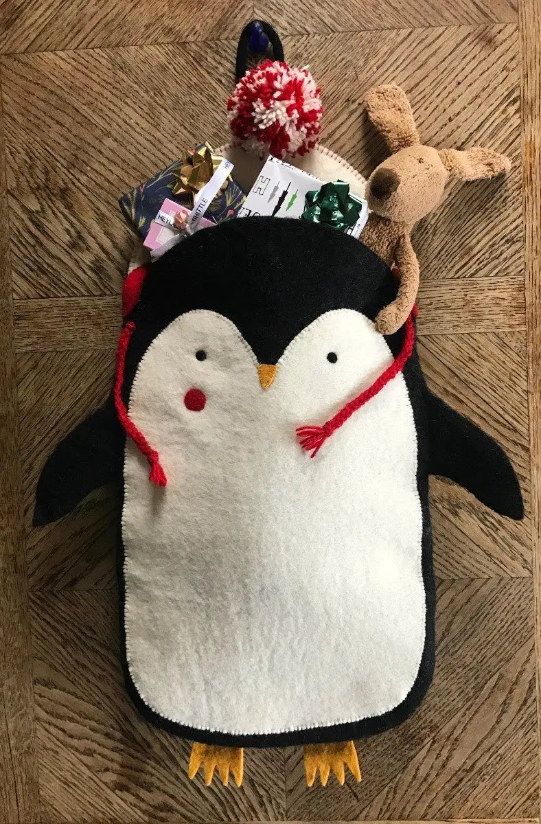 Red Pete Penguin Stocking